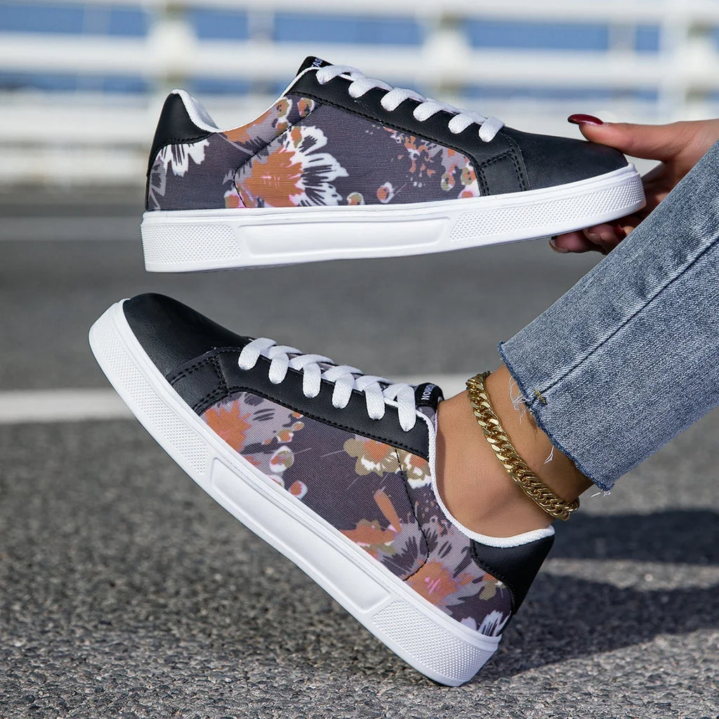 Unisex Casual Graphic Print Trainers Sneakers Lightweight Colourful Shoes