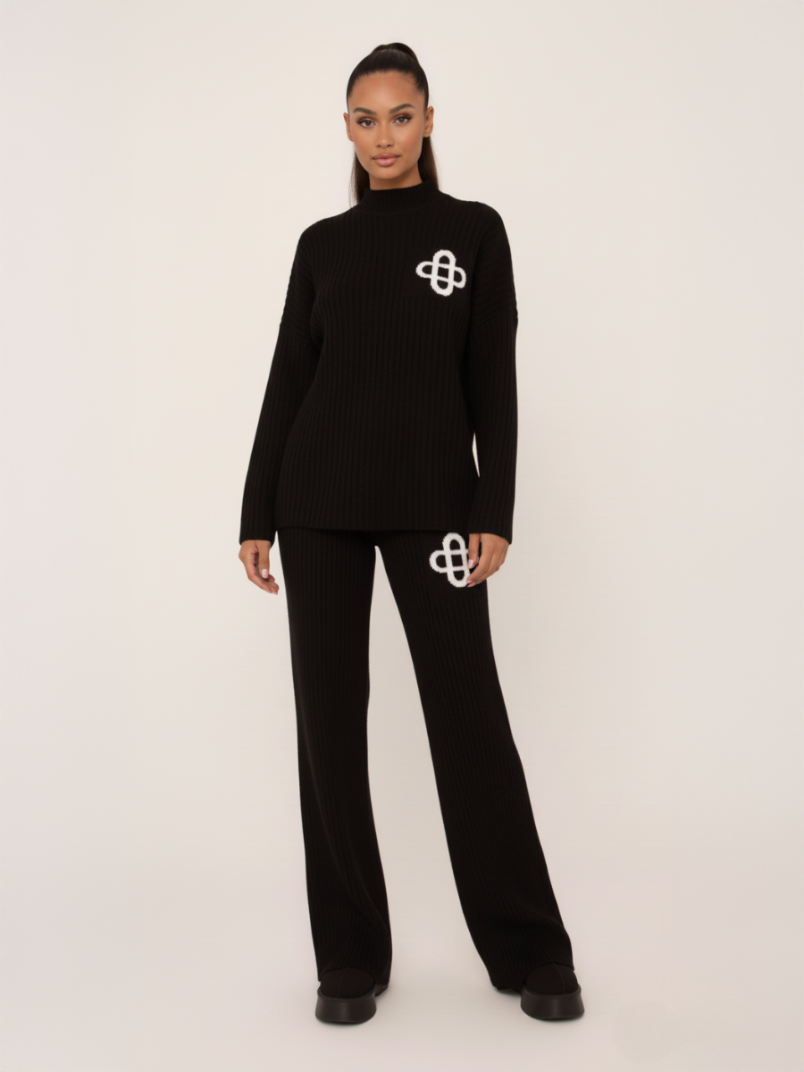 Ribbed Knit Loungewear Set