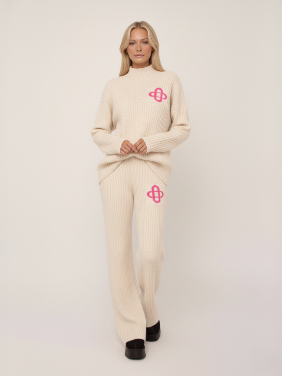 Ribbed Knit Loungewear Set