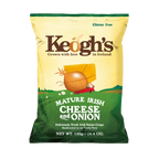 12 x Keoghs Irish Cheese & Onion Crisps - 125GM