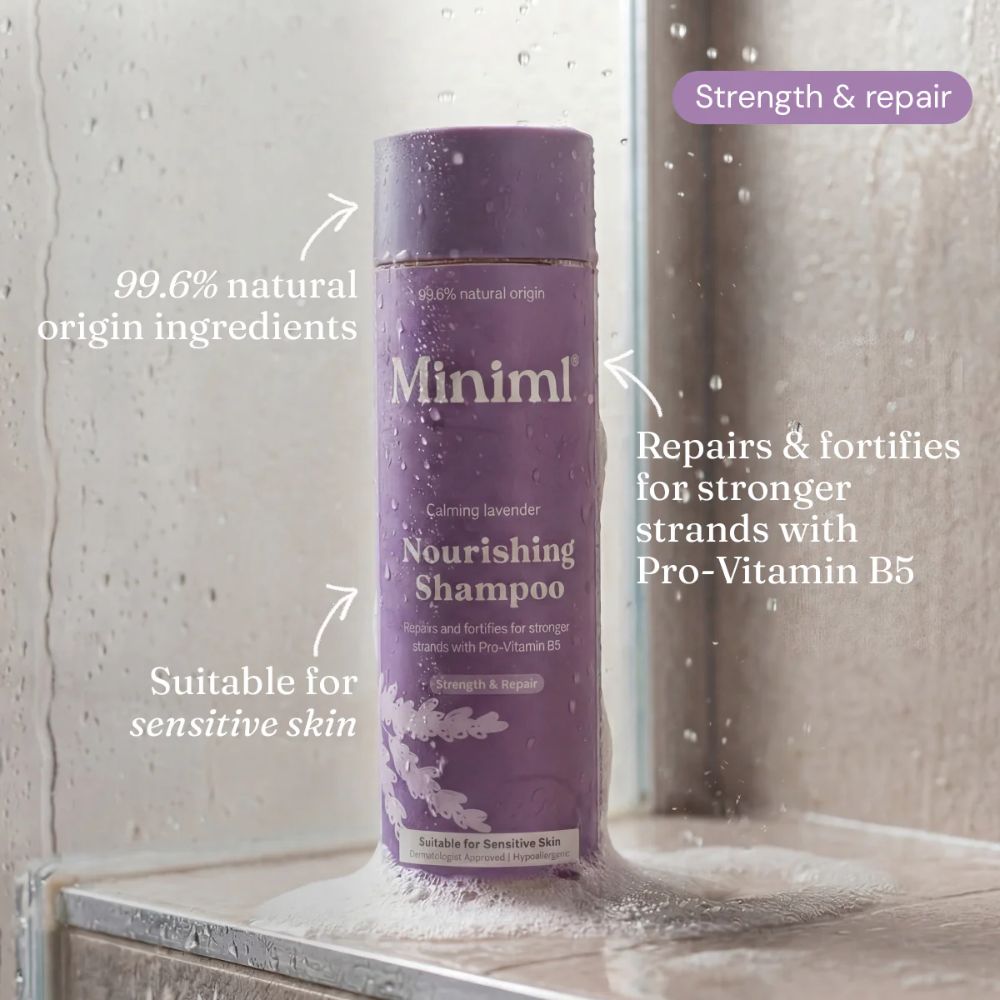 Nourish Shampoo 400ml | Lavendel & Kamille für strapaziertes Haar