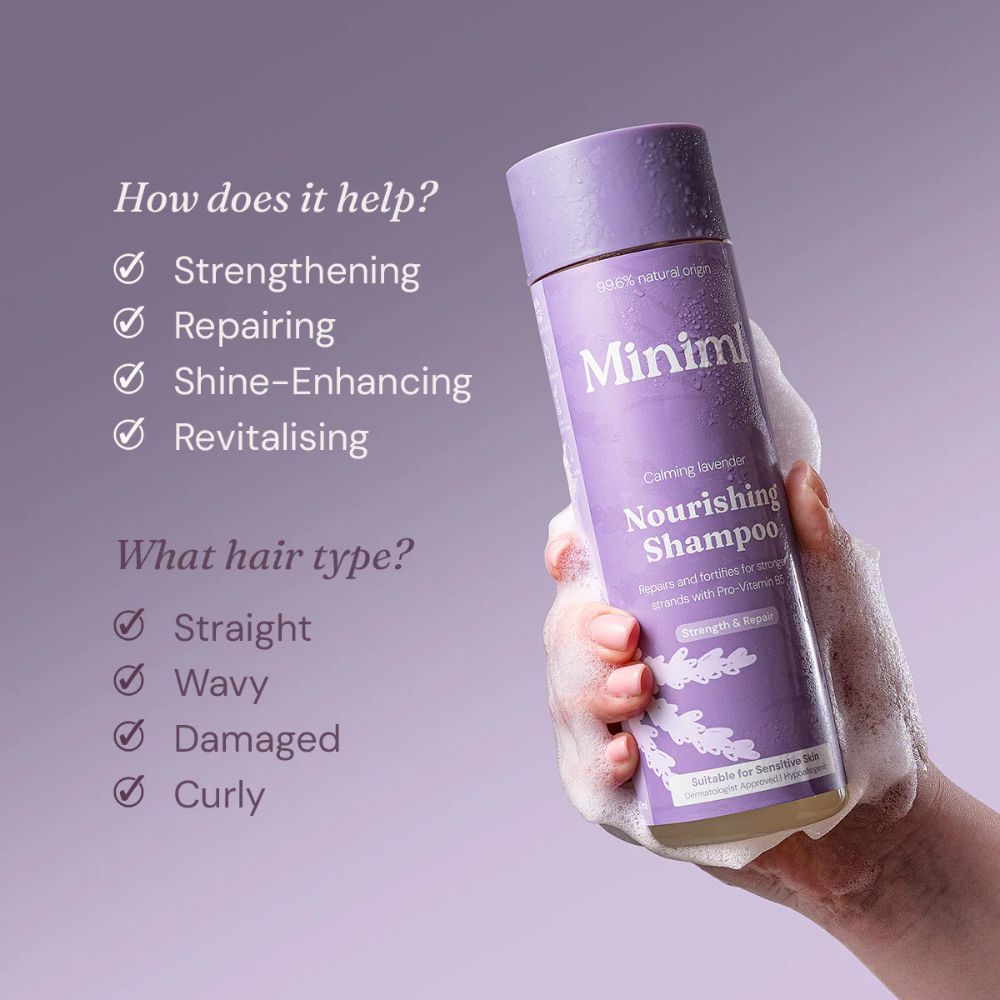 Nourish Shampoo 400ml | Lavendel & Kamille für strapaziertes Haar