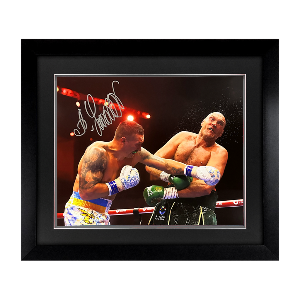 Oleksandr Usyk Signed 20x16 Deluxe Mount Frame