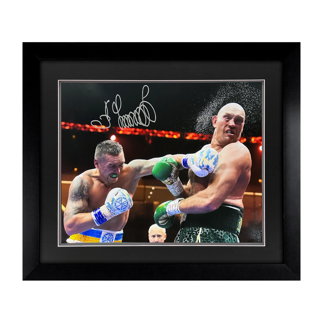 Oleksandr Usyk Signed 20x16 Deluxe Mount Frame