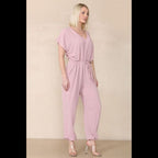 Tie Waist Stylish Harem Jumpsuit