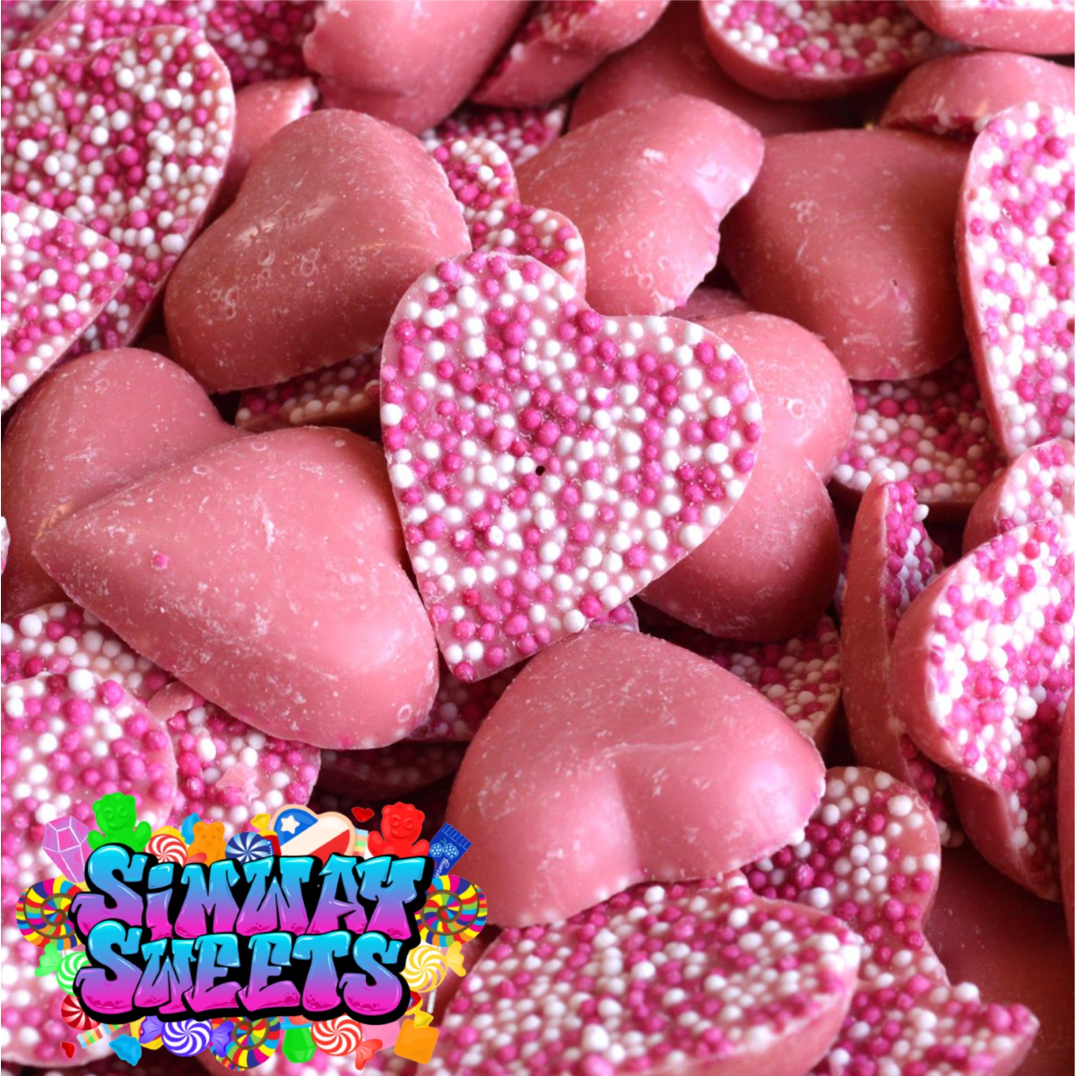Pink Hearts Sweets