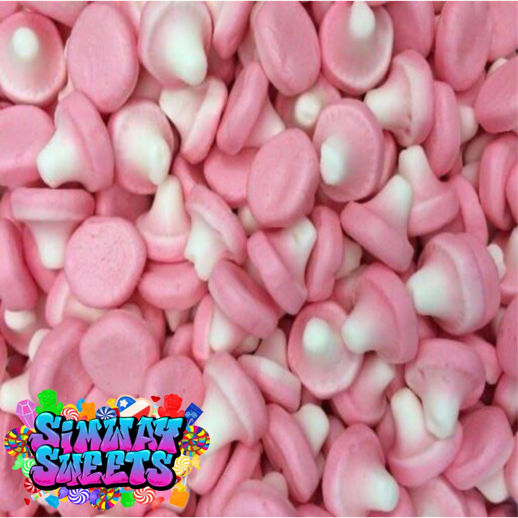 Pink & White Mushrooms Sweets