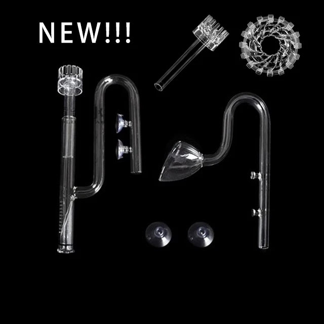 Glass Lily Pipe for Fish Tank - High-Quality Inflow & Outflow Tube