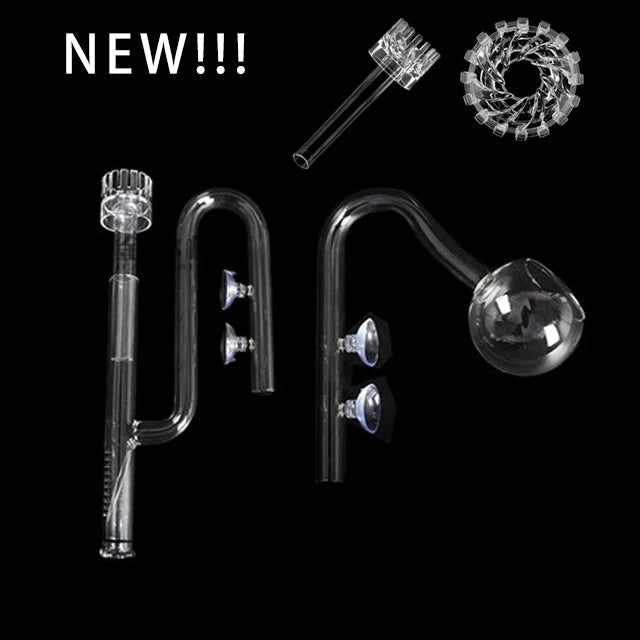 Glass Lily Pipe for Fish Tank - High-Quality Inflow & Outflow Tube