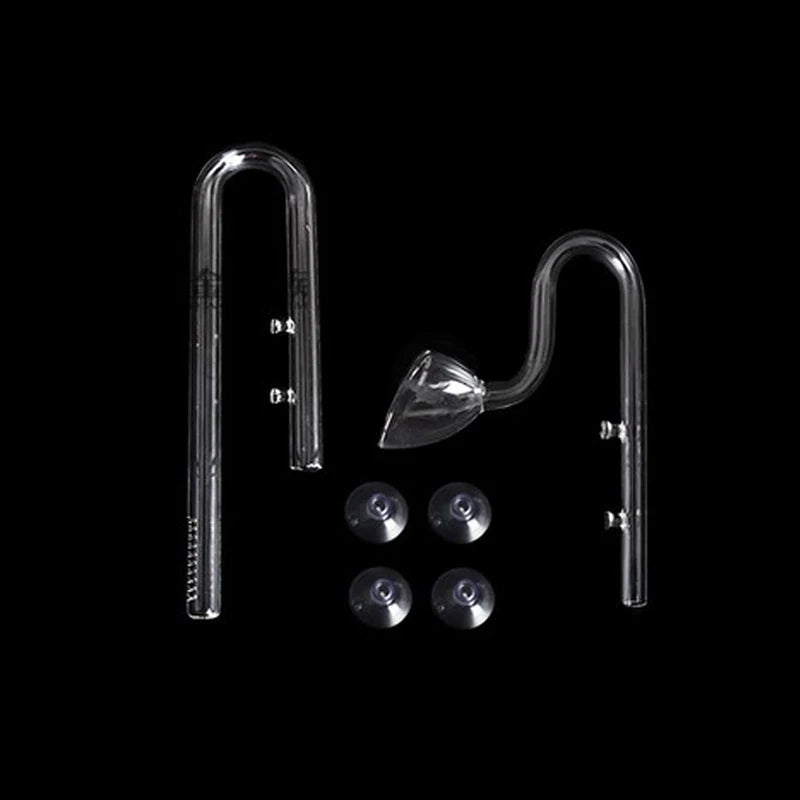 Glass Lily Pipe for Fish Tank - High-Quality Inflow & Outflow Tube