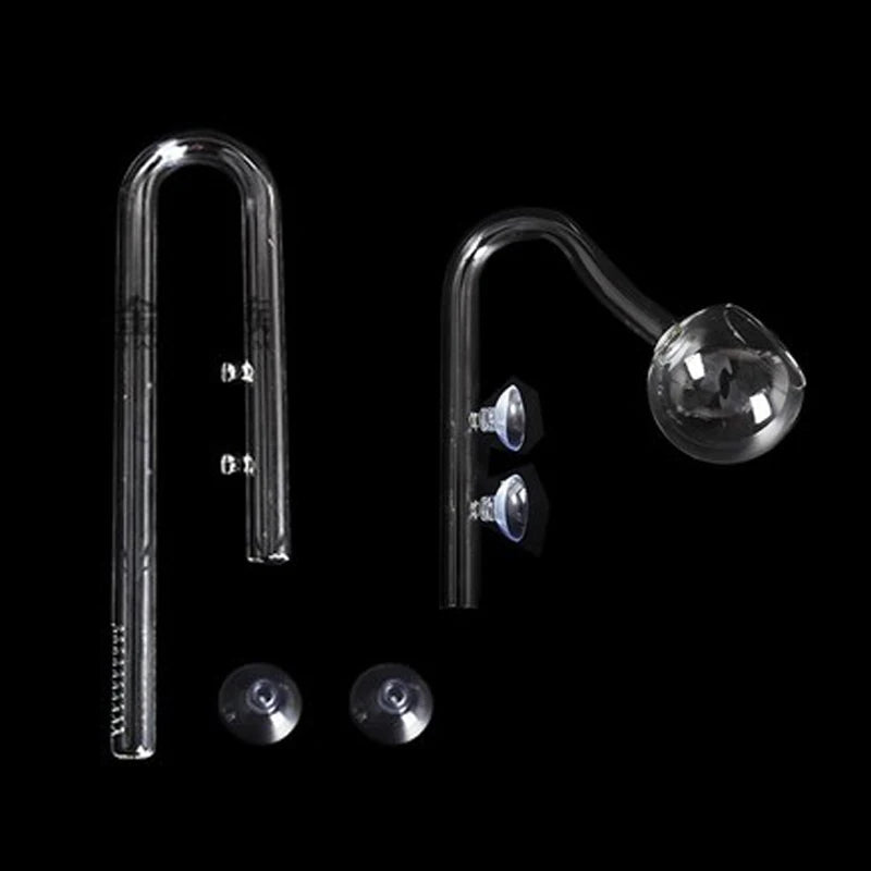 Glass Lily Pipe for Fish Tank - High-Quality Inflow & Outflow Tube