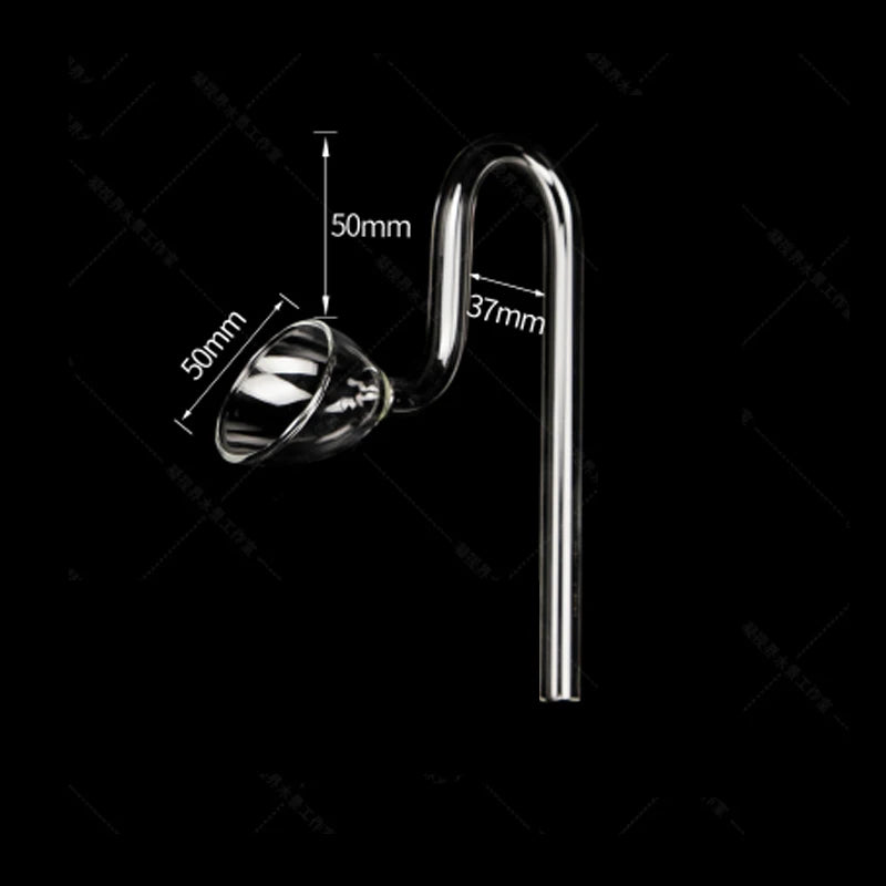 Glass Lily Pipe for Fish Tank - High-Quality Inflow & Outflow Tube
