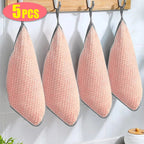 Coral Fleece Kitchen Cleaning Cloths - Soft & Highly Absorbent Towels