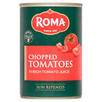 12 x Roma Chopped Tomatoes In Rich Tomato Juice 400G