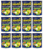 12 x Lustre Fruit Cocktail In Natural Juice 410G
