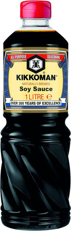 6 x Kikkoman Soy Sauce 1 Litre