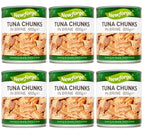 6 x Newforge Tuna Chunks In Brine 800G