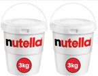 2 x Nutella Hazelnut And Chocolate Spread 3Kg Tub