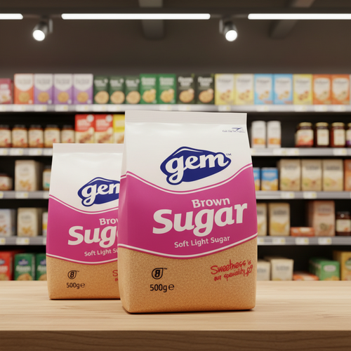 10 x Gem Brown Sugar Soft Light Sugar 500G