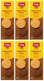 6 x Schär Digestive Choc 3 X 50G (150G)