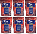 6 x Tilda Microwave Pilau Basmati Rice 250G