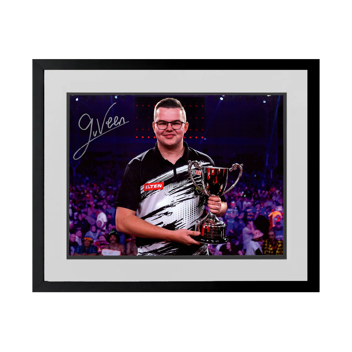 Gian van Veen Signed 16x12 Image Deluxe Mount Frame #3