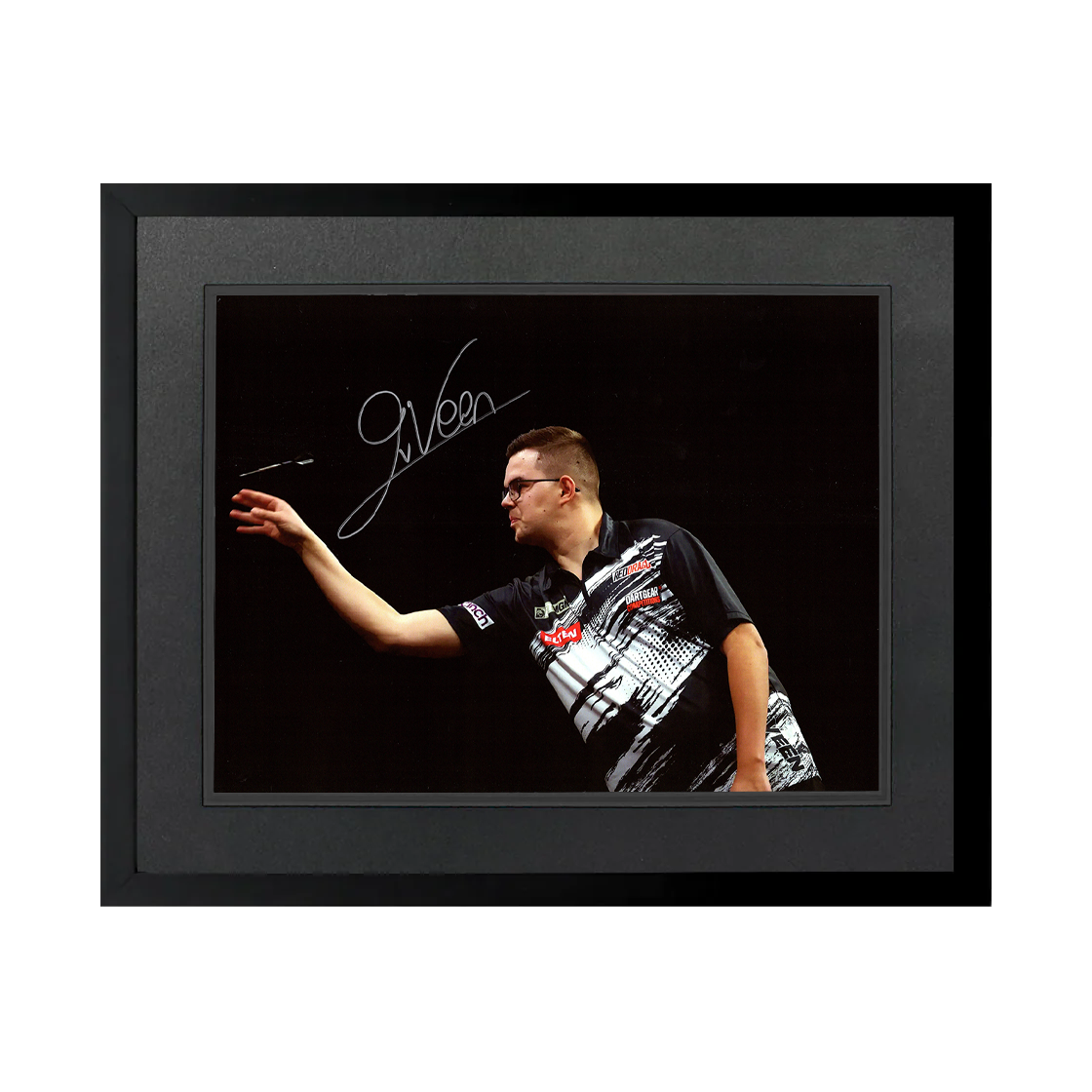 Gian van Veen Signed 16x12 Image Deluxe Mount Frame #2