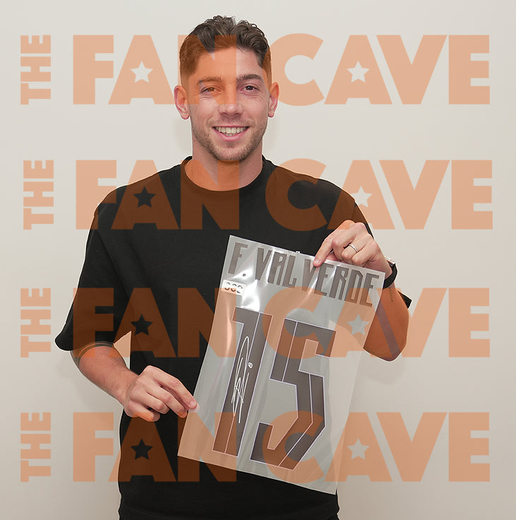 Federico Valverde Signed Uruguay Standard Frame