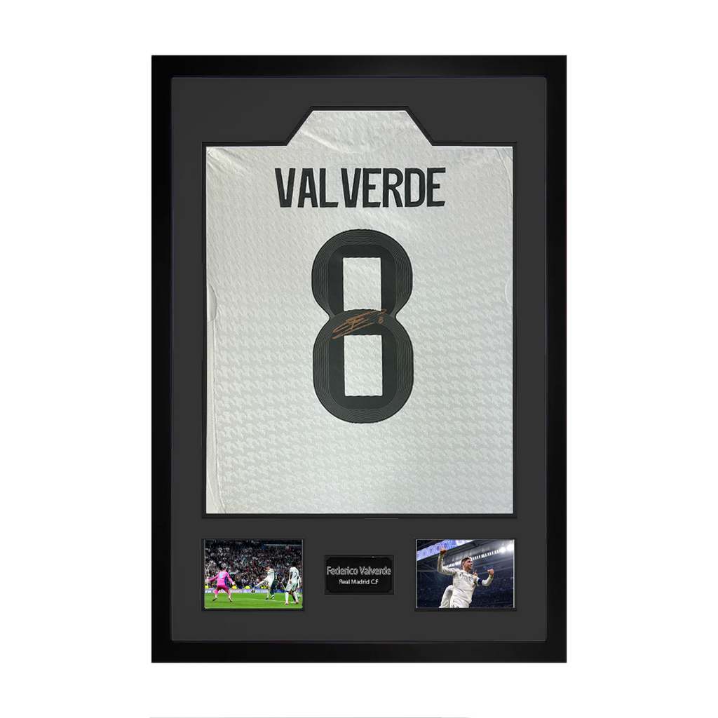 Federico Valverde Signed Real Madrid Premium Frame