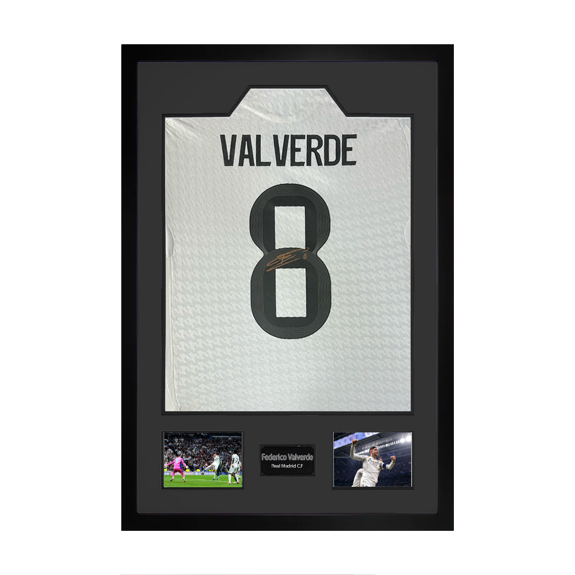 Federico Valverde Signed Real Madrid Premium Frame