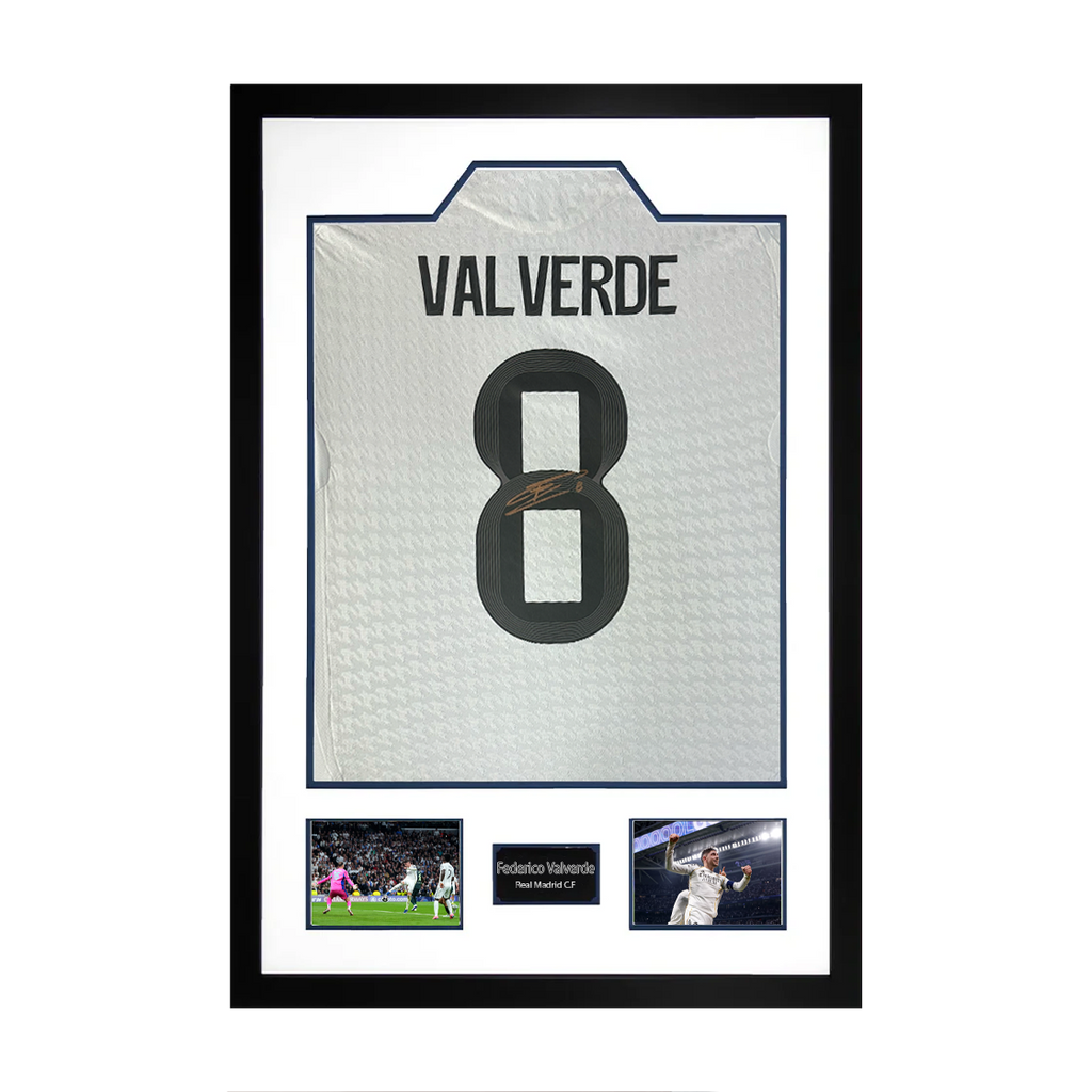 Federico Valverde Signed Real Madrid Premium Frame
