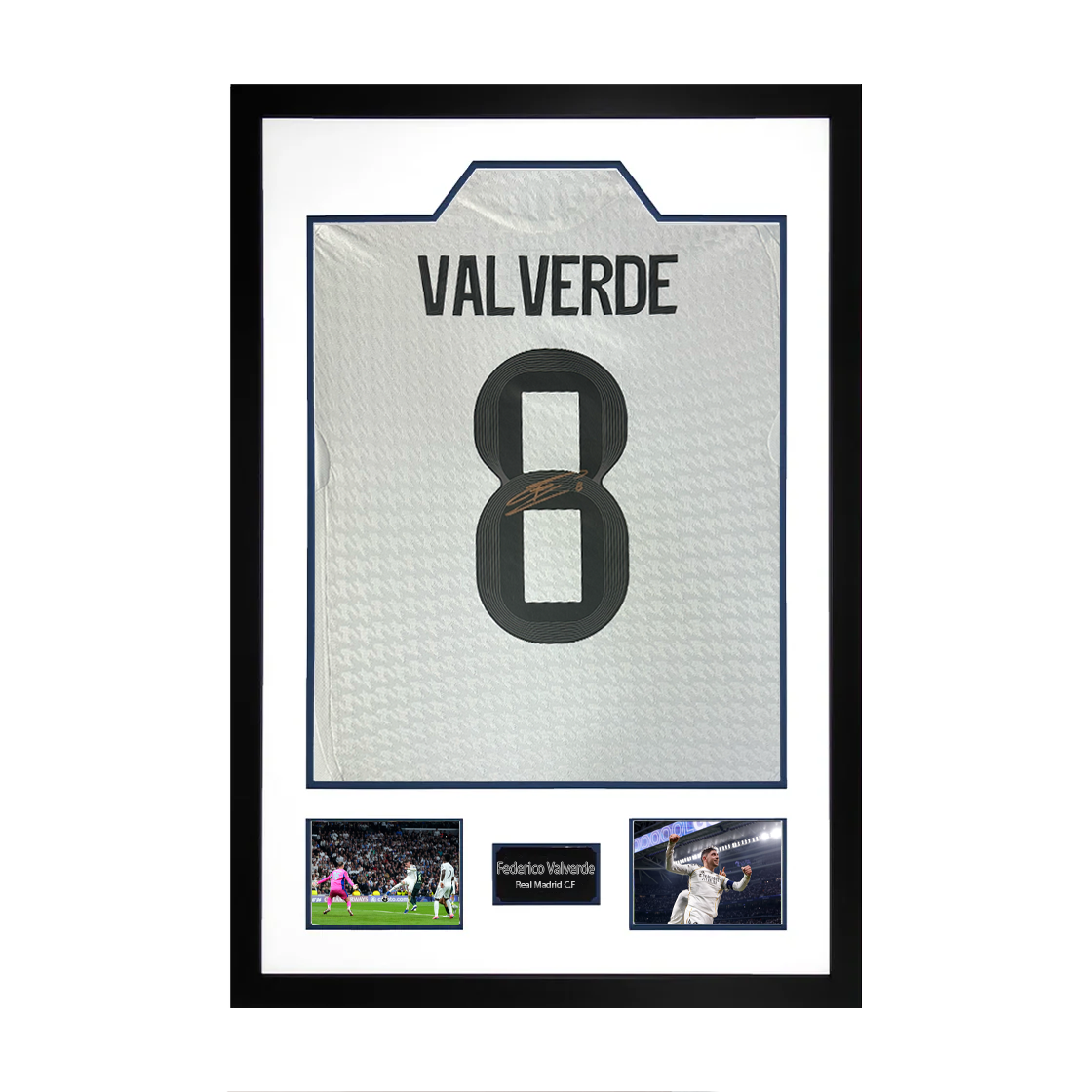 Federico Valverde Signed Real Madrid Premium Frame
