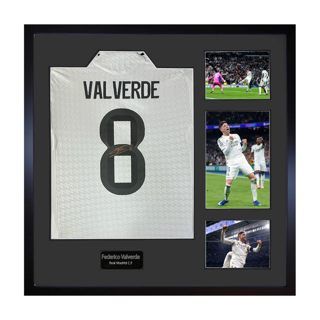 Federico Valverde Signed Real Madrid Elite Frame