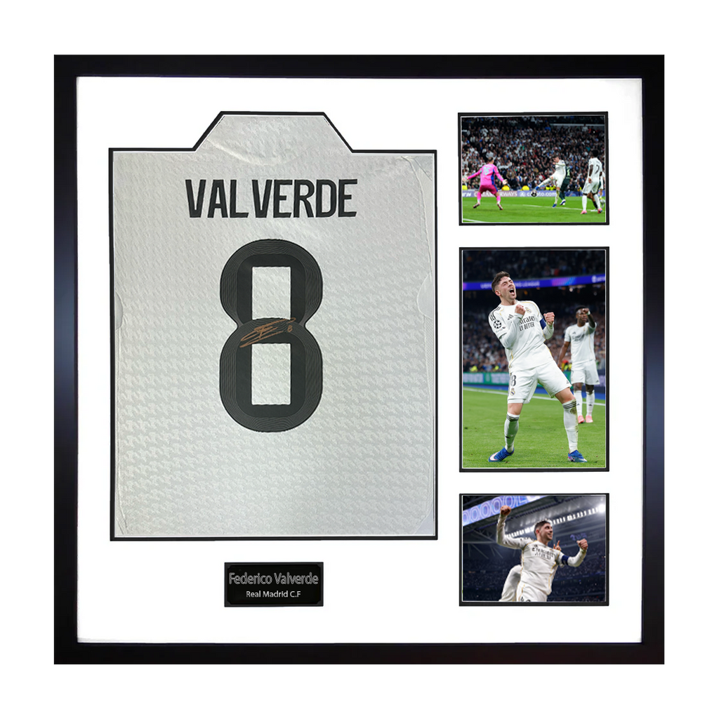 Federico Valverde Signed Real Madrid Elite Frame