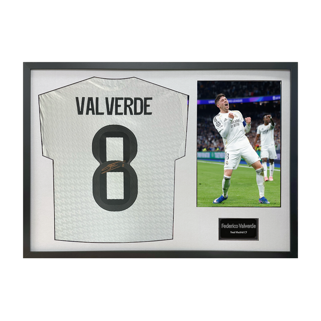 Federico Valverde Signed Real Madrid Classic Frame