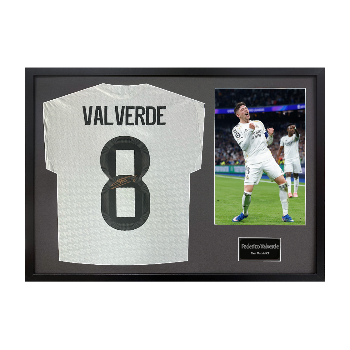 Federico Valverde Signed Real Madrid Classic Frame