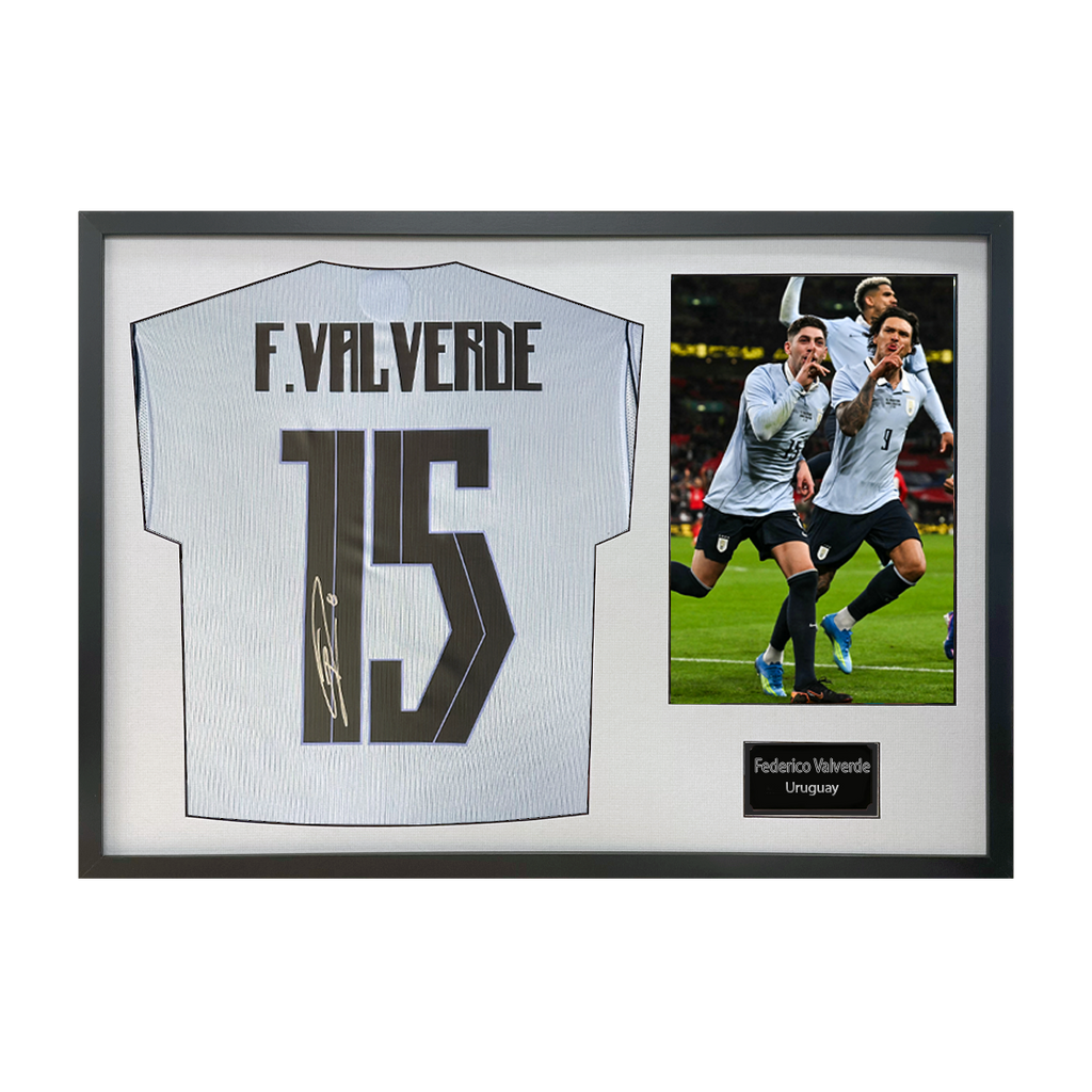 Federico Valverde Signed Uruguay Classic Frame