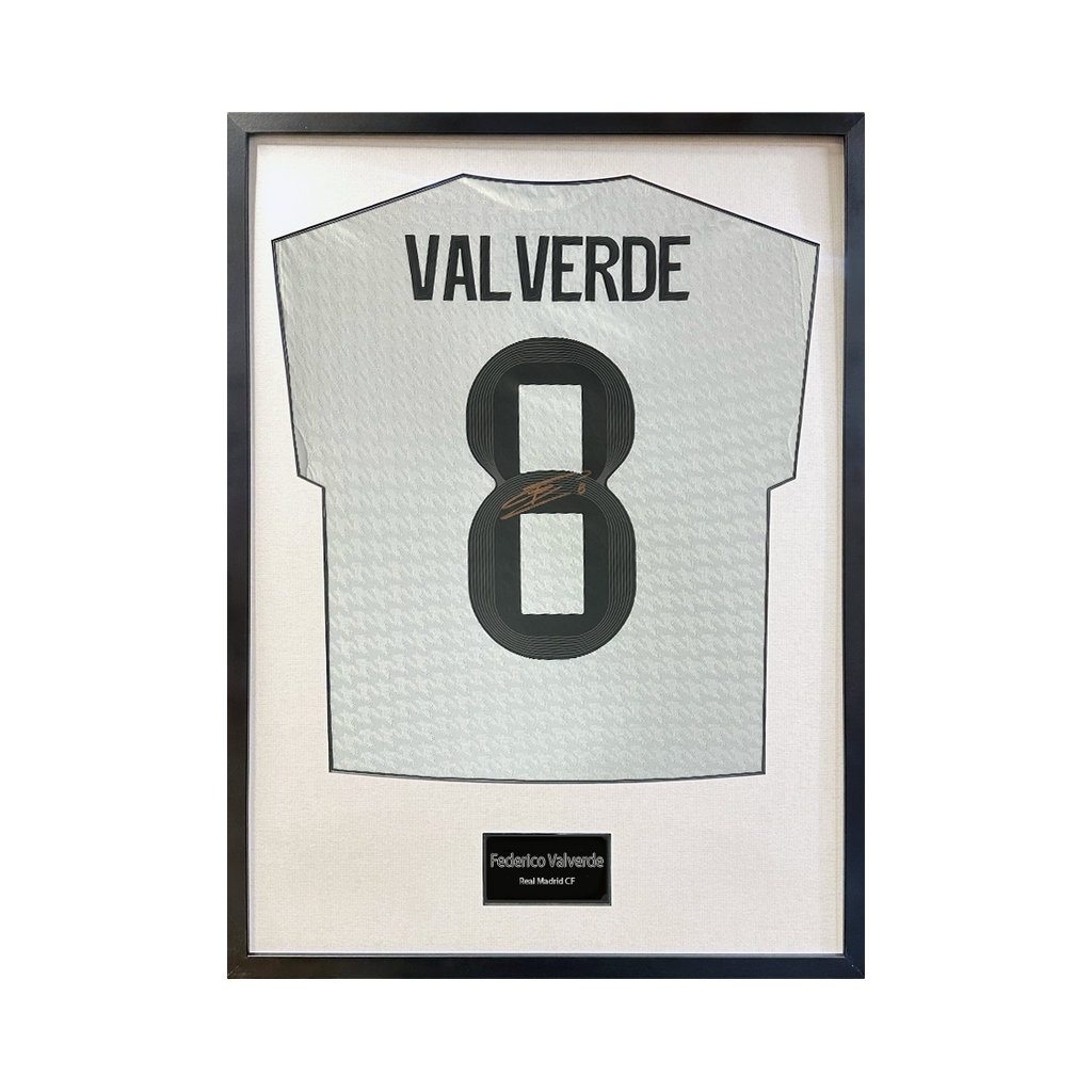 Federico Valverde Signed Real Madrid Standard Frame