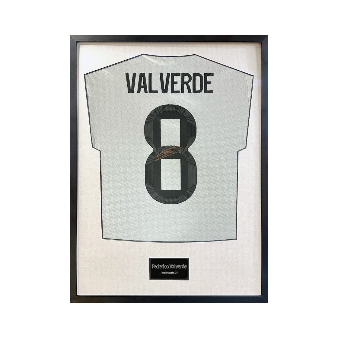 Federico Valverde Signed Real Madrid Standard Frame