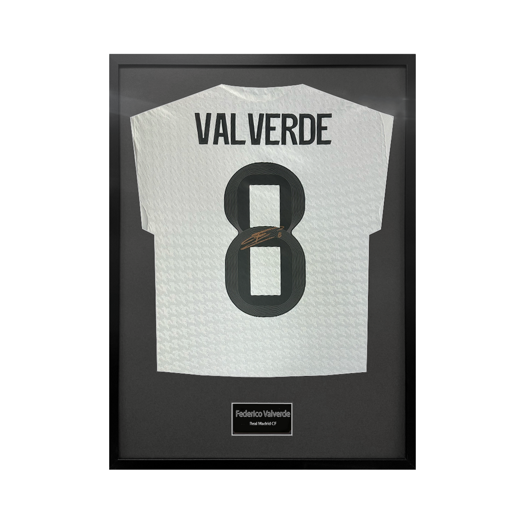 Federico Valverde Signed Real Madrid Standard Frame