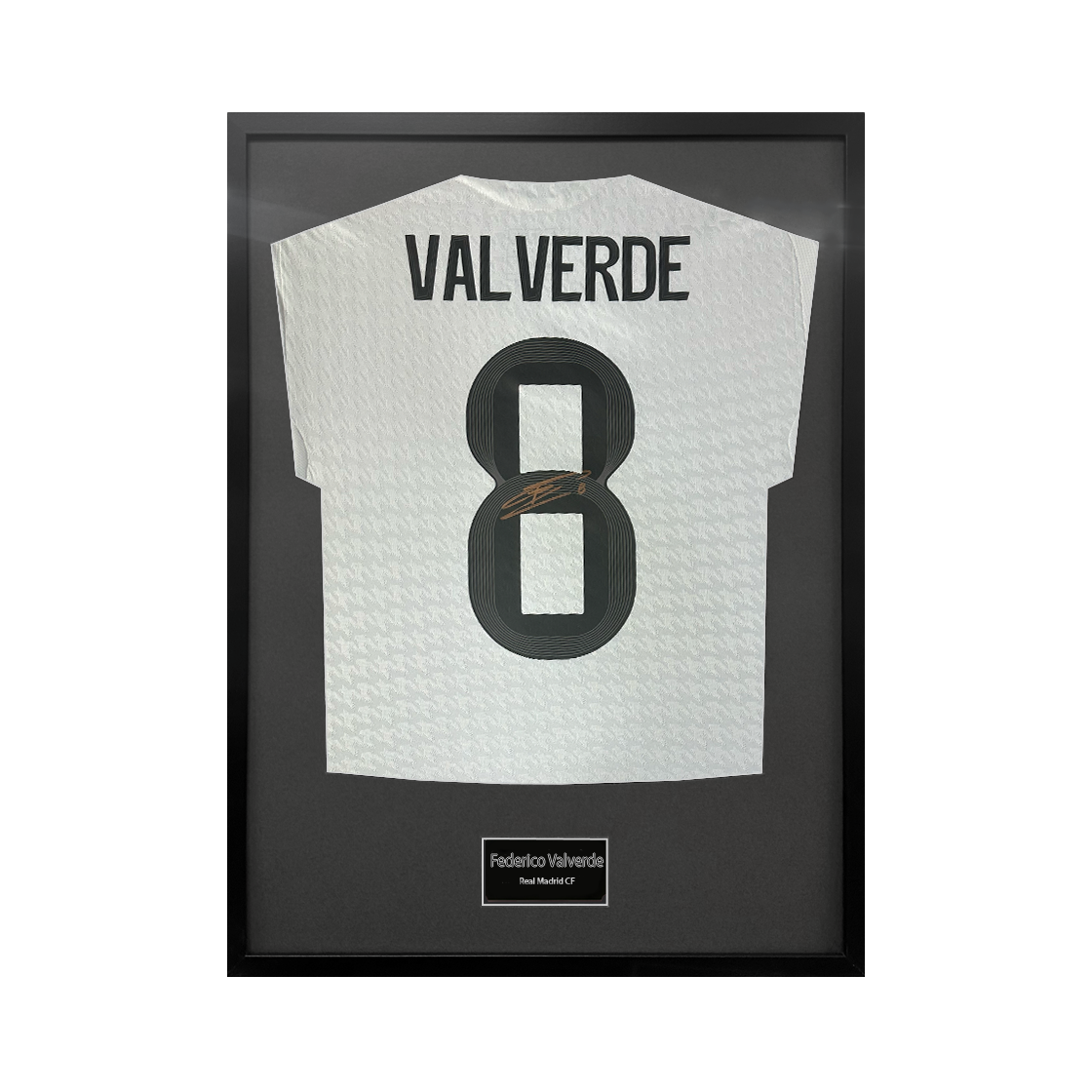 Federico Valverde Signed Real Madrid Standard Frame