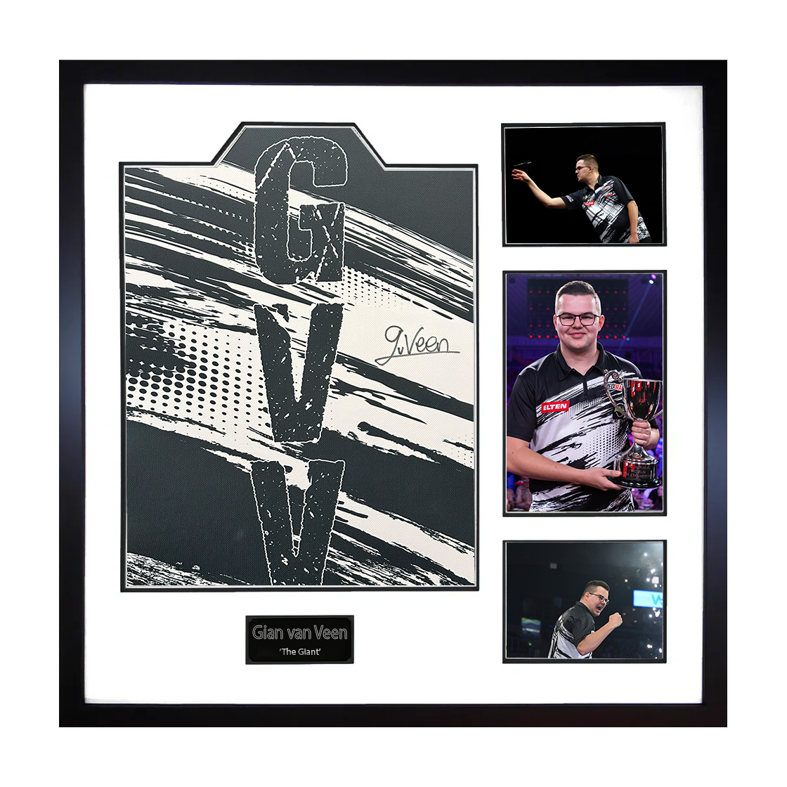 Gian van Veen Signed Shirt Elite Frame