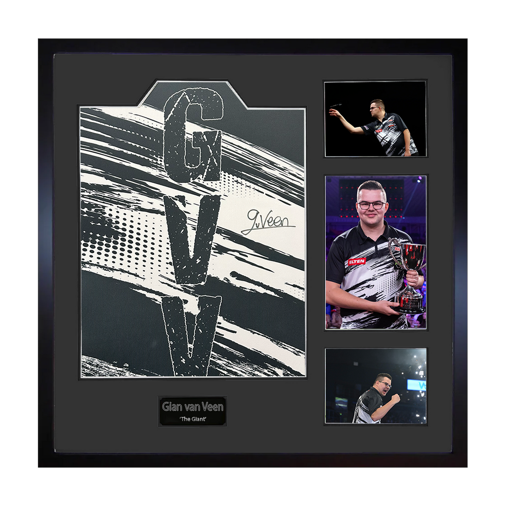 Gian van Veen Signed Shirt Elite Frame