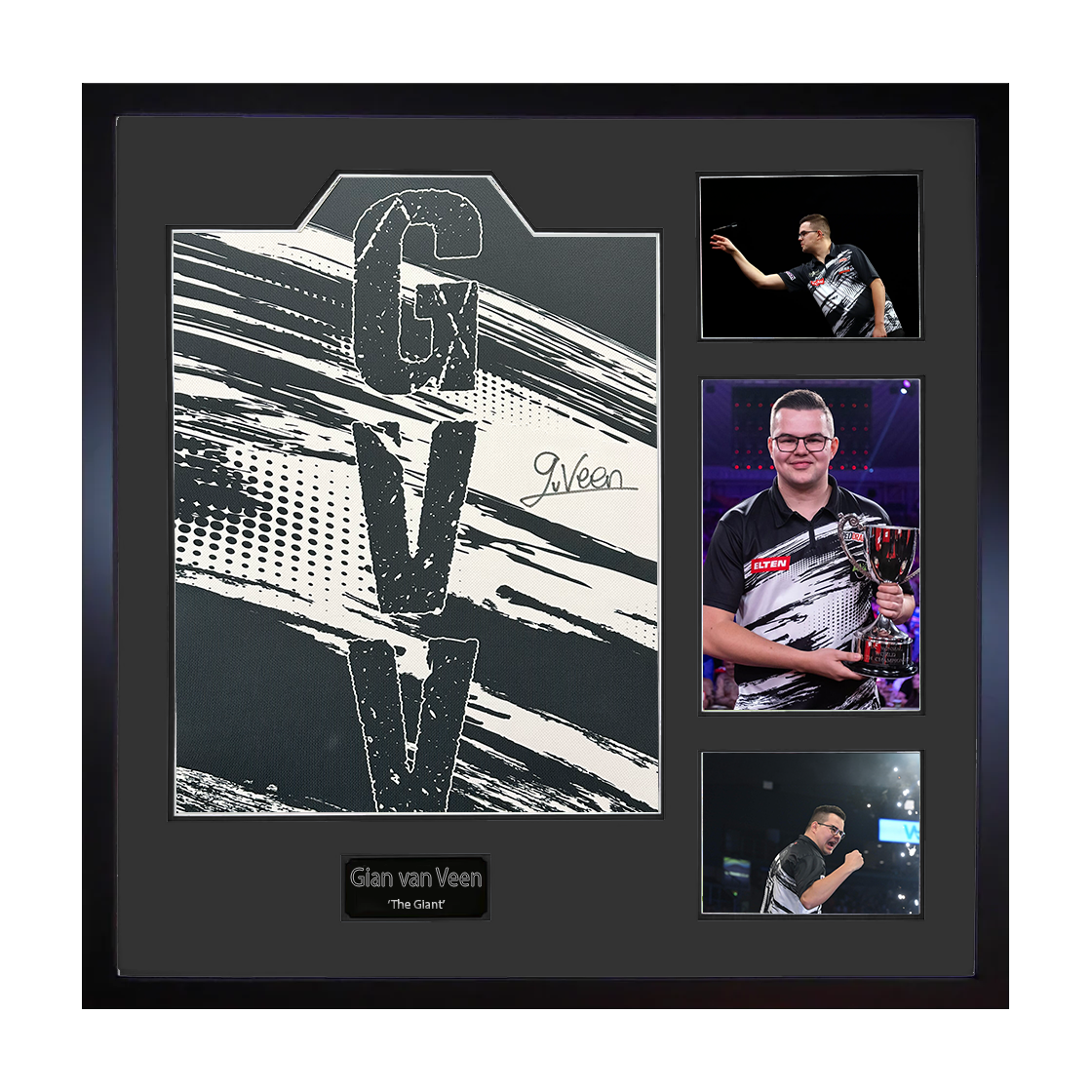 Gian van Veen Signed Shirt Elite Frame