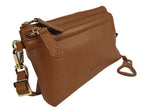 Heather Leather Clutch & Crossbody Bag - Handmade by Saddler  – Versatile & Compact