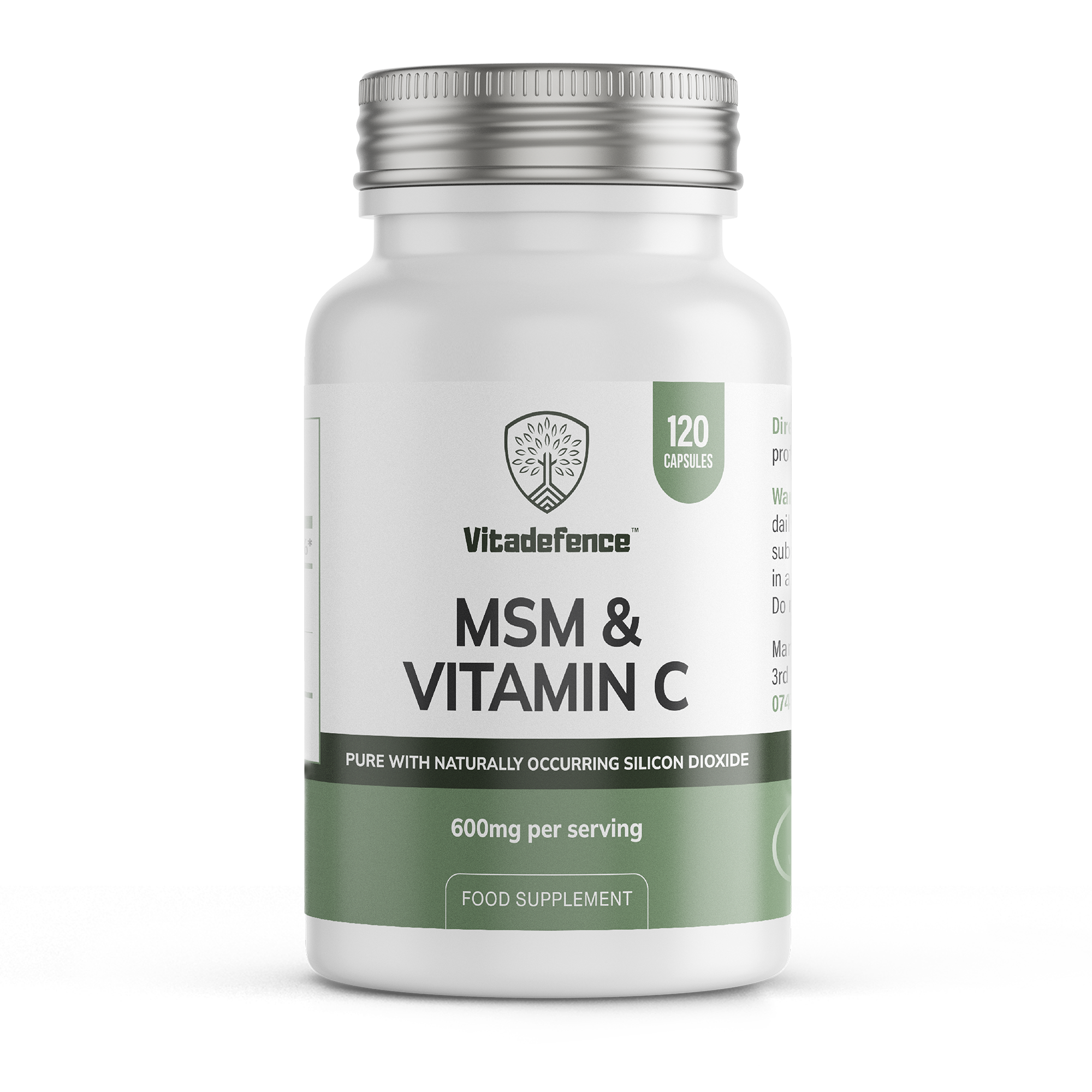 MSM + Vitamin C — 120 Count
