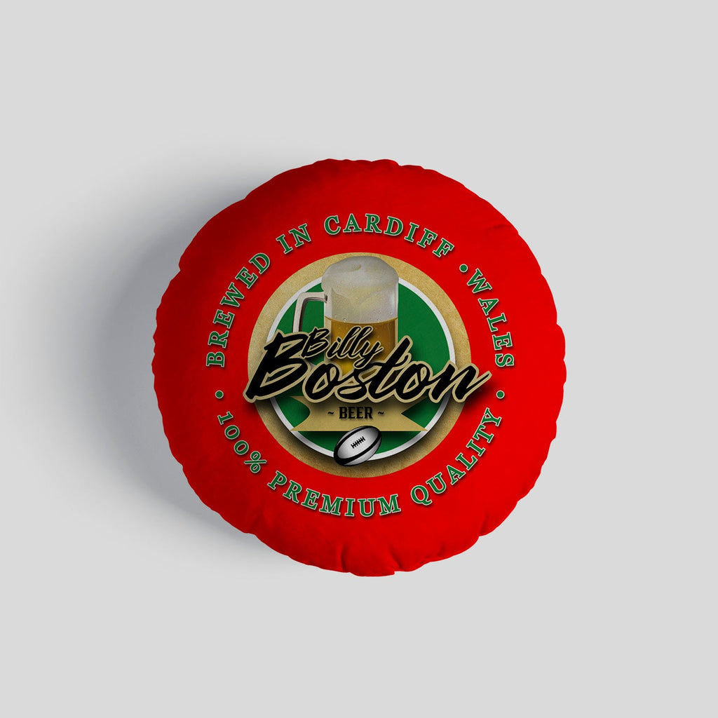 Wales Rugby League Boston  - Legend Collection - Circle Cushion 14"