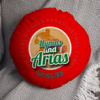 Wales Rugby Union Hymns  - Legend Collection - Circle Cushion 14"