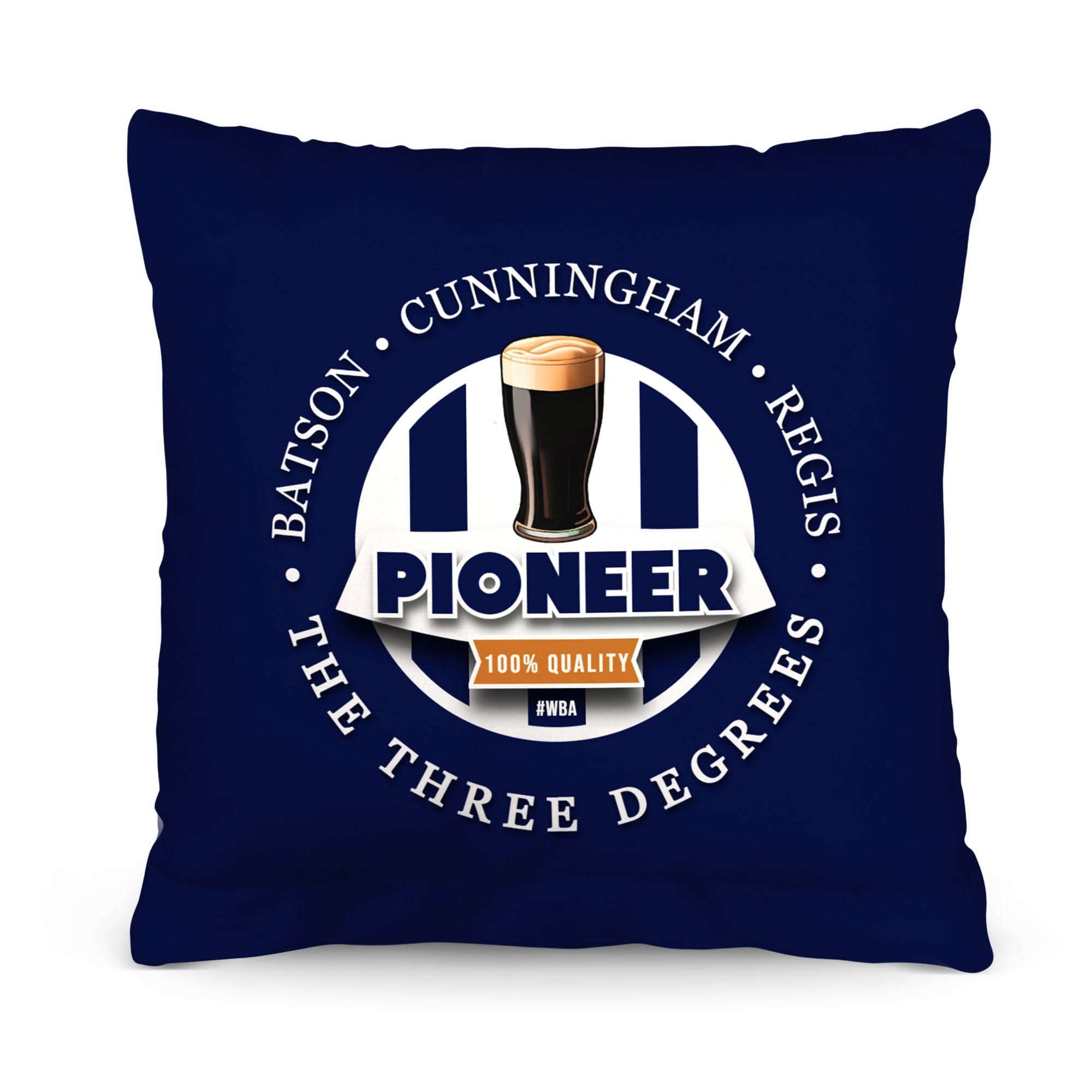 West Brom 3 Degrees - Football Legends - Cushion 10"