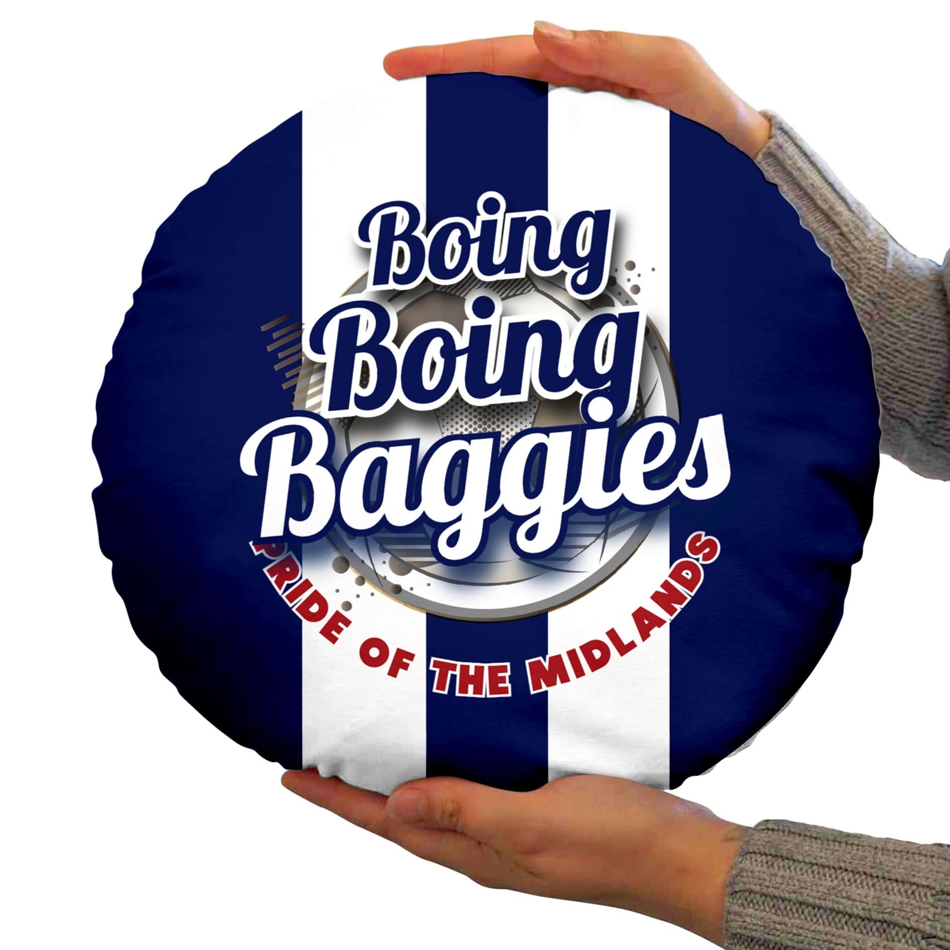 West Brom Boing Boing - Football Legends - Circle Cushion 14"